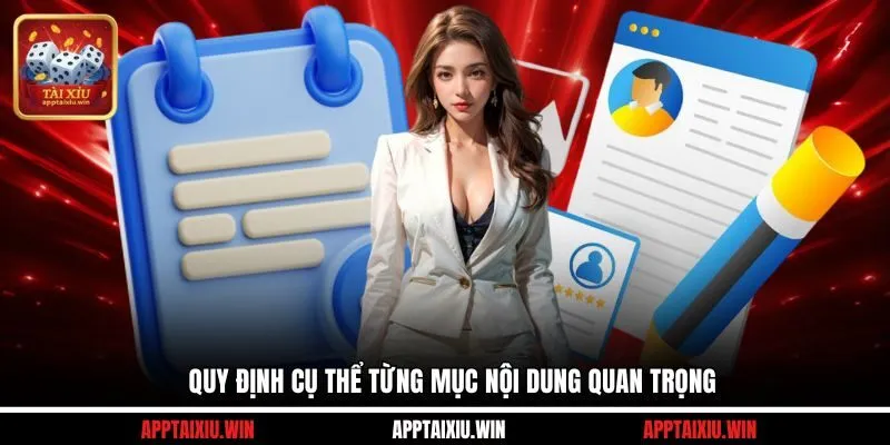 Điều Khoản Sử Dụng 10 Quy định cụ thể từng mục nội dung quan trọng